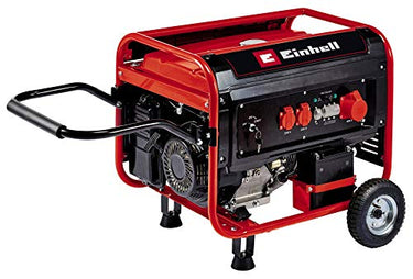 Einhell Stromerzeuger (Benzin) TC-PG 55/E5 (max 7500 W, 25 Tank, 3000 W Dauerleistung, 4-Takt-Motor, 2x 230 V, 1x 400 V, Ölmangelsicherung, Überlastschutz, AVR) im Sale